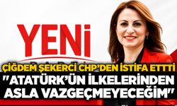 Çiğdem Şekerci CHP’den istifa etti: "Atatürk’ün ilkelerinden asla vazgeçmeyeceğim"