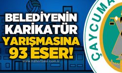 Çaycuma Belediyesi'nin karikatür yarışmasına 93 eser başvurusu