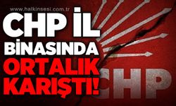 CHP  İl Binasında gerginlik: Kapılar kırıldı, afişler indirildi!