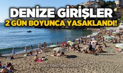 Zonguldak'ta denize girmek iki gün yasaklandı