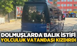 Dolmuşlarda balık istifi yolculuk vatandaşları kızdırdı