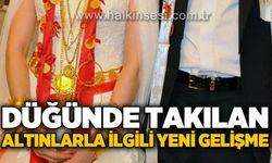 Düğünde takılan altınlarla ilgili yeni gelişme!
