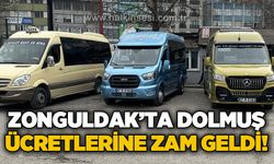 Zonguldak’ta dolmuş ücretlerine zam geldi! İşte yeni tarife