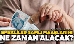 Emekliler zamlı maaşlarını ne zaman alacak?
