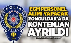EGM personel alımı yapacak: Zonguldak'a da kontenjan ayrıldı