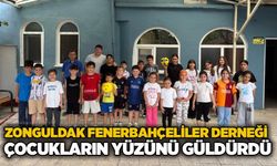 Zonguldak Fenerbahçeliler Derneği çocukların yüzünü güldürdü...