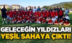 Geleceğin yıldızları yeşil sahaya çıktı!