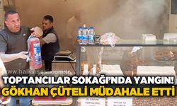 Zonguldak'ta tatlıcıda yangın çıktı!