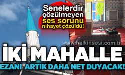 İnamiye Camii'nde yıllardır süren ses sistemi sorunu çözüldü