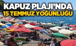 15 Temmuz tatilinde Kapuz Plajı dolup taştı