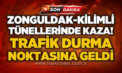 Zonguldak - Kilimli Tünelleri'nde trafik kazası: Sürücü yaralı
