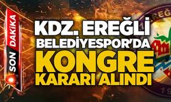 Kdz. Ereğli Belediyespor'da kongre kararı alındı..