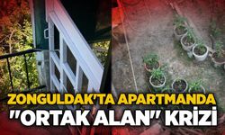 Zonguldak'ta apartmanda "ortak alan" krizi