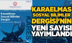 Karaelmas Sosyal Bilimler Dergisi'nin yeni sayısı yayımlandı