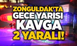 Zonguldak'ta gece yarısı kavga: 2 yaralı!