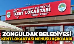 Zonguldak Kent Lokantası'nın haftalık menüsü açıklandı