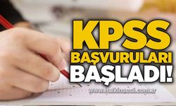 KPSS  başvuruları başladı!