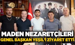 Maden Nezaretçileri Derneği'nden GMİS Genel Başkanı Hakan Yeşil'e ziyaret