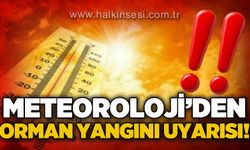 Meteoroloji'den orman yangını riskine karşı kritik uyarı