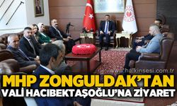 MHP Zonguldak teşkilatının yeni yönetiminden Vali Hacıbektaşoğlu'na ziyaret