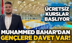 Muhammed Bahar gençleri ücretsiz spor kurslarına davet etti