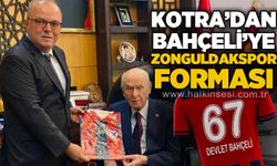 Murat Kotra'dan MHP Lideri Devlet Bahçeli'ye Zonguldakspor forması