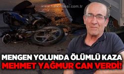 Mengen yolunda ölümlü kaza: Mehmet Sait Yağmur yaşamını yitirdi