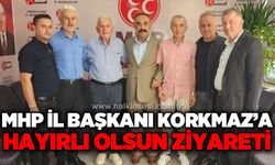 Çaycumalılar Derneği ile Merkez Köyleri Derneği'nden MHP İl Başkanı Korkmaz'a Ziyaret