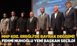 MHP Kdz. Ereğli'de bayrak değişimi! Fehmi Nuhoğlu yeni başkan seçildi