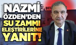 CHP Merkez İlçe Başkanı Özden'den su zammı eleştirilerine yanıt