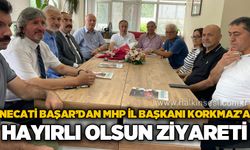 Necati Başar’dan, MHP İl Başkanı Korkmaz’a hayırlı olsun ziyareti