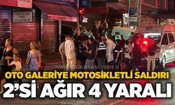 Oto galeriye motosikletli saldırı: 2’si ağır 4 yaralı