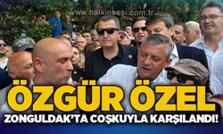 Özgür Özel Zonguldak‘ta coşkuyla karşılandı