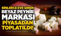 Binlerce eve giren beyaz peynir markası piyasadan toplatıldı!