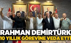 Rahman Demirtürk 10 yıllık görevine veda etti: Yeni başkan Fehmi Nuhoğlu oldu