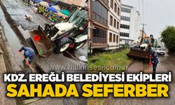 Kdz. Ereğli Belediyesi ekipleri sahada seferber