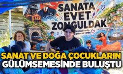 Sanat ve doğa çocukların gülümsemesinde buluştu