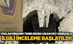 Yıkılan binanın temelinden çıkan dev sığınakla ilgili inceleme başlatıldı!