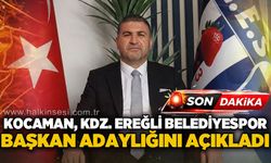 Kocaman, Ereğli Belediyespor Başkan adaylığını açıkladı....