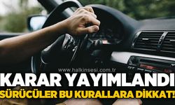 Trafik Yönetmeliği değişti: Sürücüler bu kurallara dikkat!
