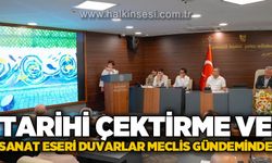 Tarihi Çektirme ve Sanat Eseri Duvarlar meclis gündeminde