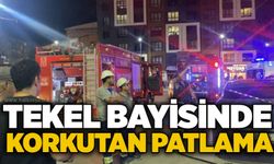 Tekel bayisinde korkutan patlama