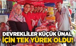 Devrekliler küçük Ünal İçin tek yürek oldu!