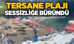 Tersane Plajı sessizliğe büründü