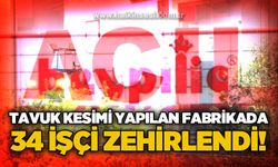 Tavuk kesimi yapılan fabrikada 34 işçi zehirlendi!