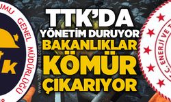 TTK'da yönetim duruyor, bakanlıklar kömür çıkarıyor!