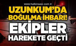 Uzunkum'da denizde hareketsiz kişi ihbarı ekipleri alarma geçirdi