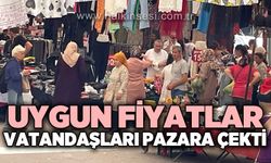 Uygun fiyatlar vatandaşları Sosyete Pazarı'na çekti