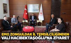 EMO Zonguldak İl Temsilciliğinden Vali Hacıbektaşoğlu’na ziyaret
