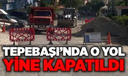 Tepebaşı’nda o yol yine kapatıldı
